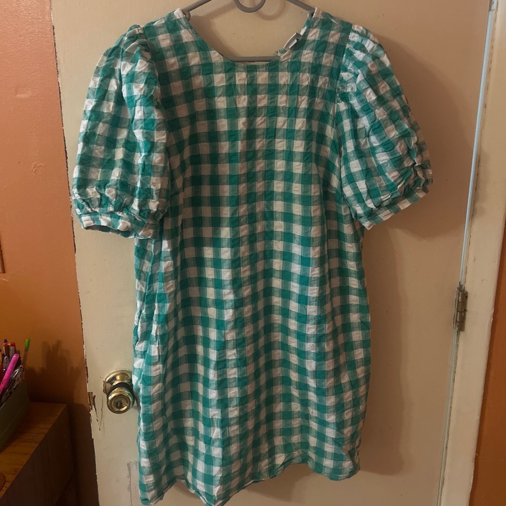 Target A New Day Checkered Seersucker Dress